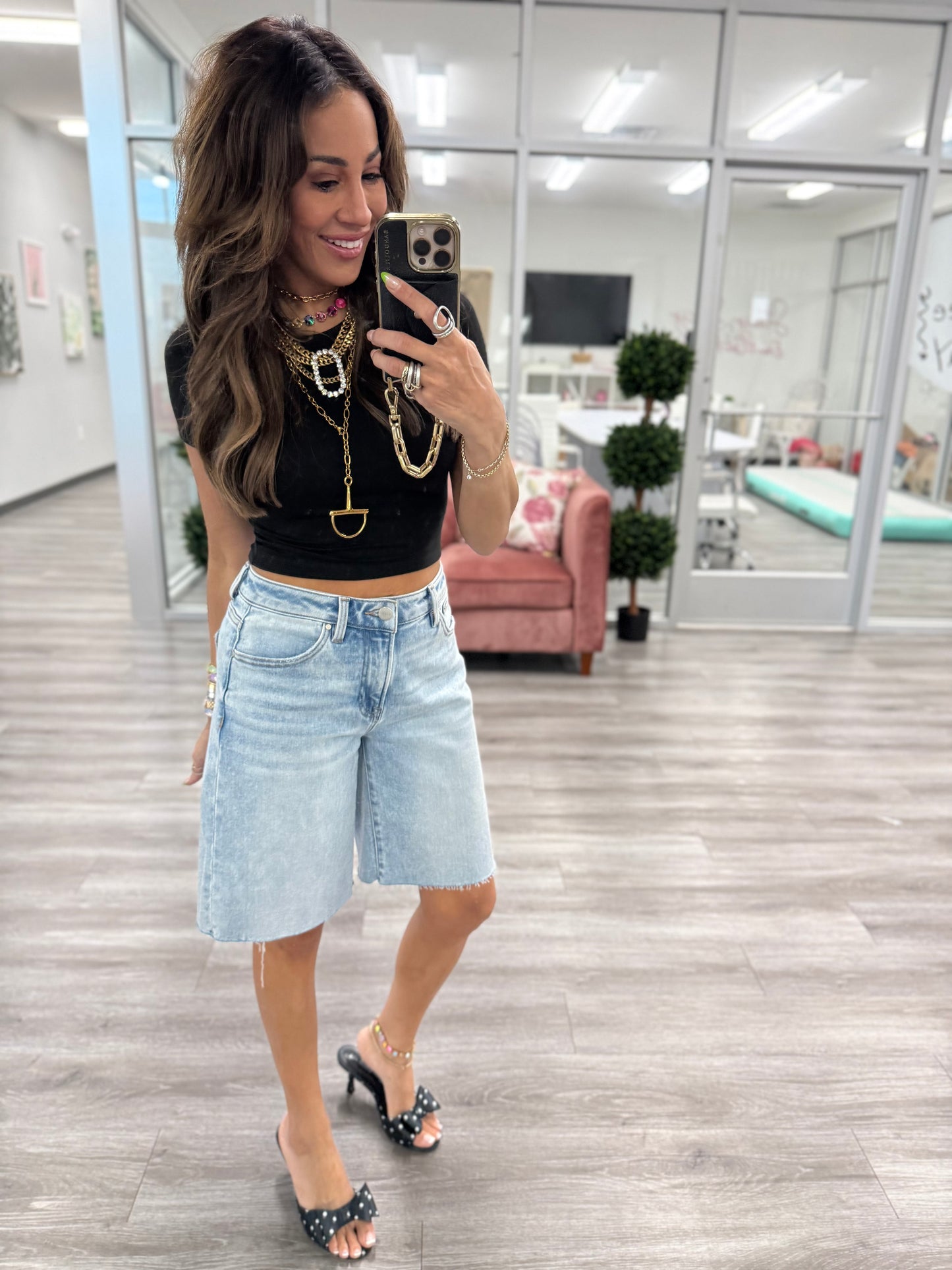 Risen Seaside Chic Bermuda Shorts (Reg. and Plus)