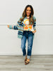 Multi Striped Zip Up Sweater Cardigan (Reg.) - 4 Colors
