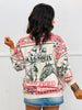 Pink Horse Print Sweatshirt (Reg.)