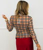 Nora Plaid Kate Mesh Top (Reg. and Plus)