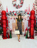 Green Plaid Ruffle Sleeve Midi Dress (Reg. and Plus)