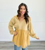 Vintage Washed Hoodie Top (Reg & Plus)-2 Colors