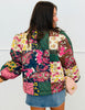 Brown Floral Paisley Contrast Corduroy Jacket (Reg.)