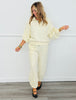 Cozy Micro Polka Dot Jogger Pants (Reg.) - 2 Colors
