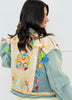 POL Denim Floral Embroidery & Tassels Denim Jacket (Reg.)