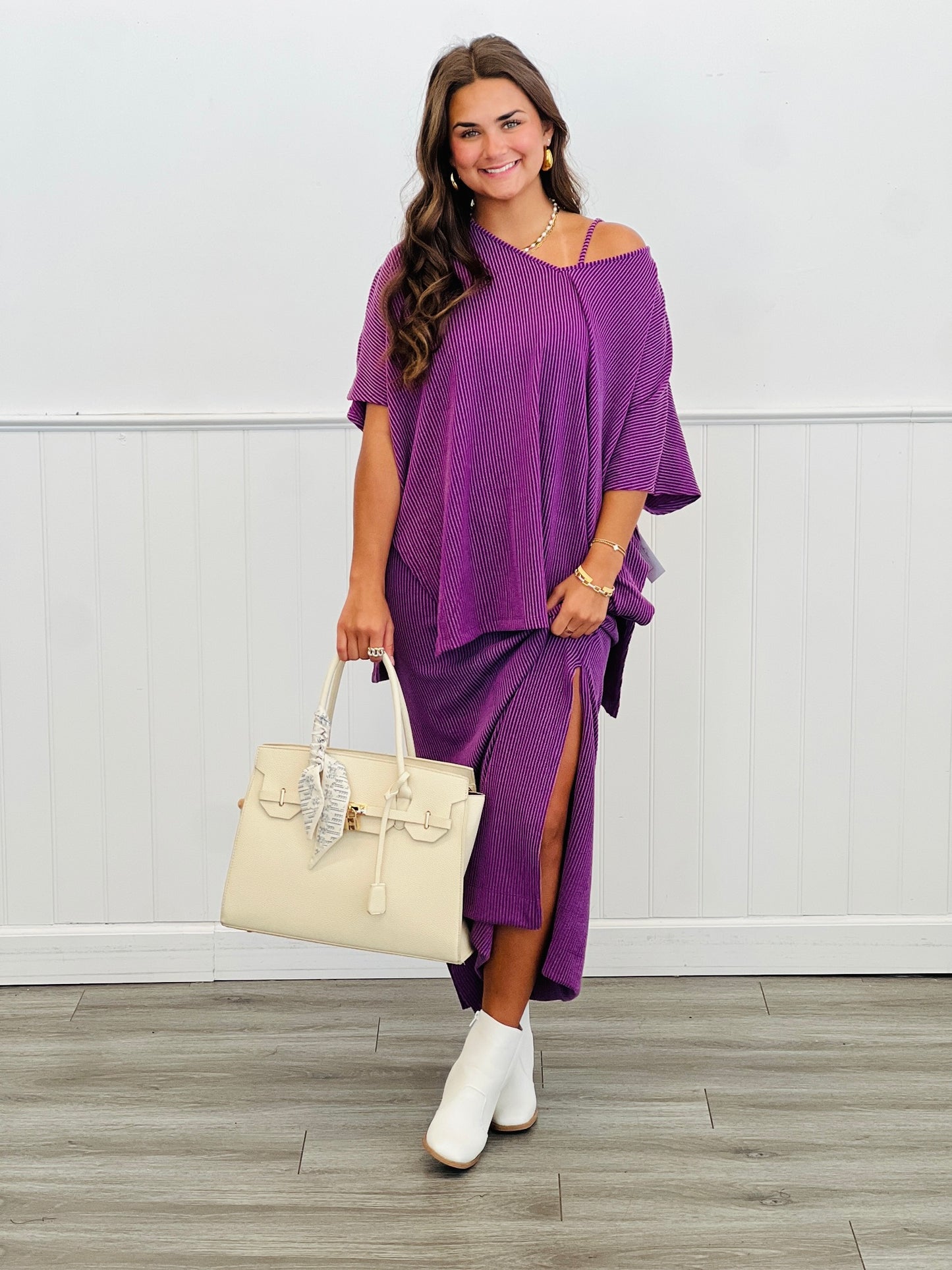 Dear Scarlett Maxi Dress and Top Set(Reg. and Plus) - 4 Colors