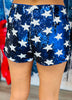 Blue/White Star Sequined Shorts (Reg.)