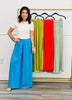 Shine Satin Palazzo Pants (Reg.)- 4 Colors