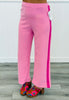 High Waist Side Stripe Pants (Reg.) - 2 Colors