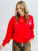 Red Feeling Lucky Fleece Lined Sweatshirt (Reg.)