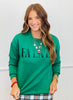 Fa La La Velvet Patch Luxe Pullover (Reg. and Plus)