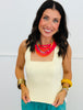 Butter Yellow Halter Top (Reg. and Plus)