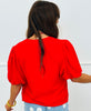 Puff Sleeve Perfection Top (Reg & Plus) - 4 Colors