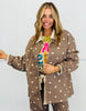Brown/Cream Polka Dot Barn Jacket (Reg.)