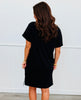 Music Is Power Eyelet Detail Mini Shirt Dress (Reg. and Plus)
