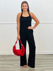 Black Let's Go Halter Jumpsuit (Reg.)