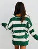 Green/Ivory Pearl Studded Christmas Tree Sweater (Reg.)