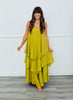 V-Neck Sleeveless Tiered Maxi Dress (Reg. and Plus) - 6 Colors