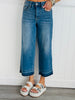 Judy Blue Completely Obsessed Tummy Control Wide Leg Crop Jeans (Reg. & Plus)