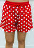 Red/Ivory Polka Dot Top & Shorts Set (Reg.)