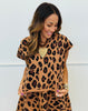 Leopard Print V-Neck Sleeveless Sweater Top (Reg.) - 3 Colors