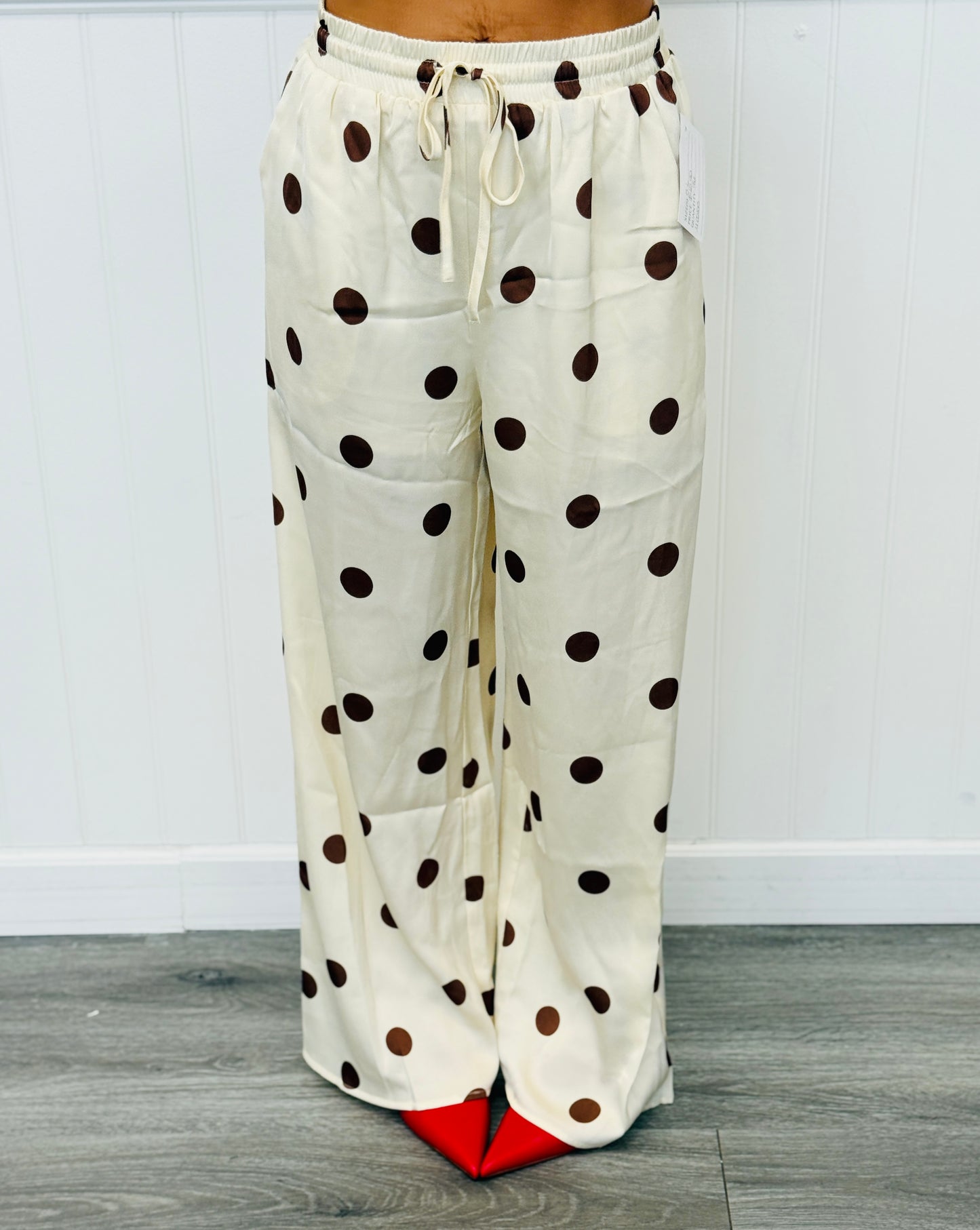 Polka Dot Wide Leg Pants (Reg.) - 4 Colors