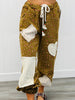 POL Floral Contrast Lace & Woven Patch Pants (Reg.)
