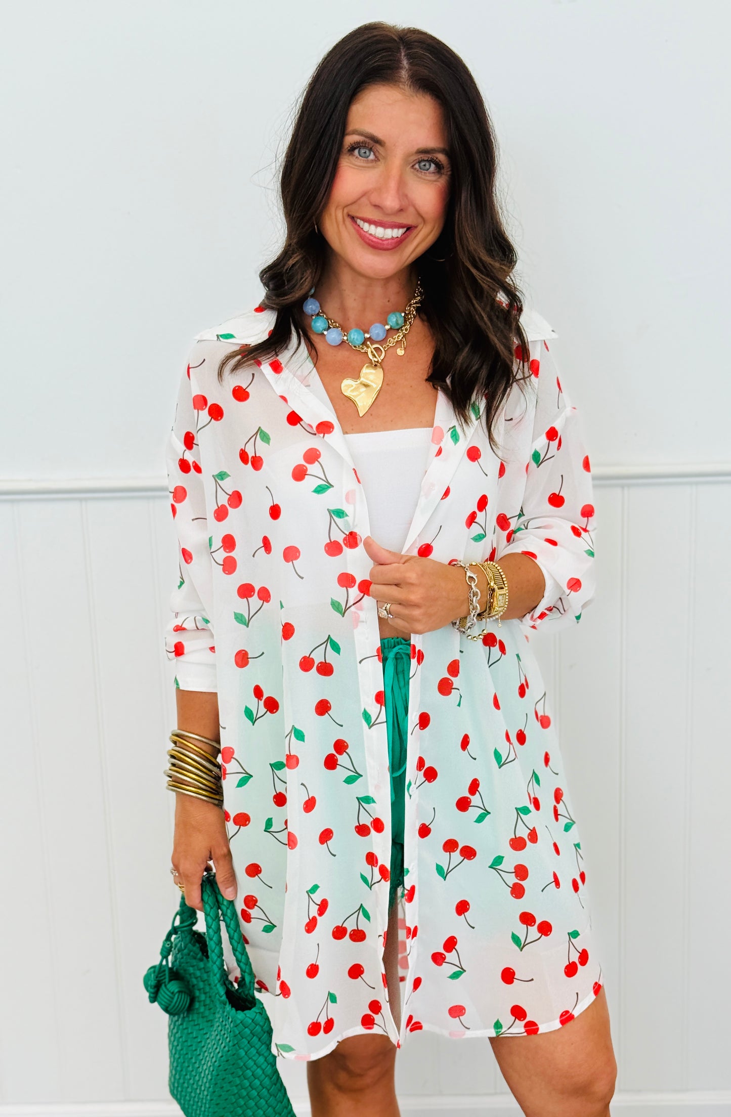 Cherry Pop Breezy Tunic Top (Reg. and Plus)