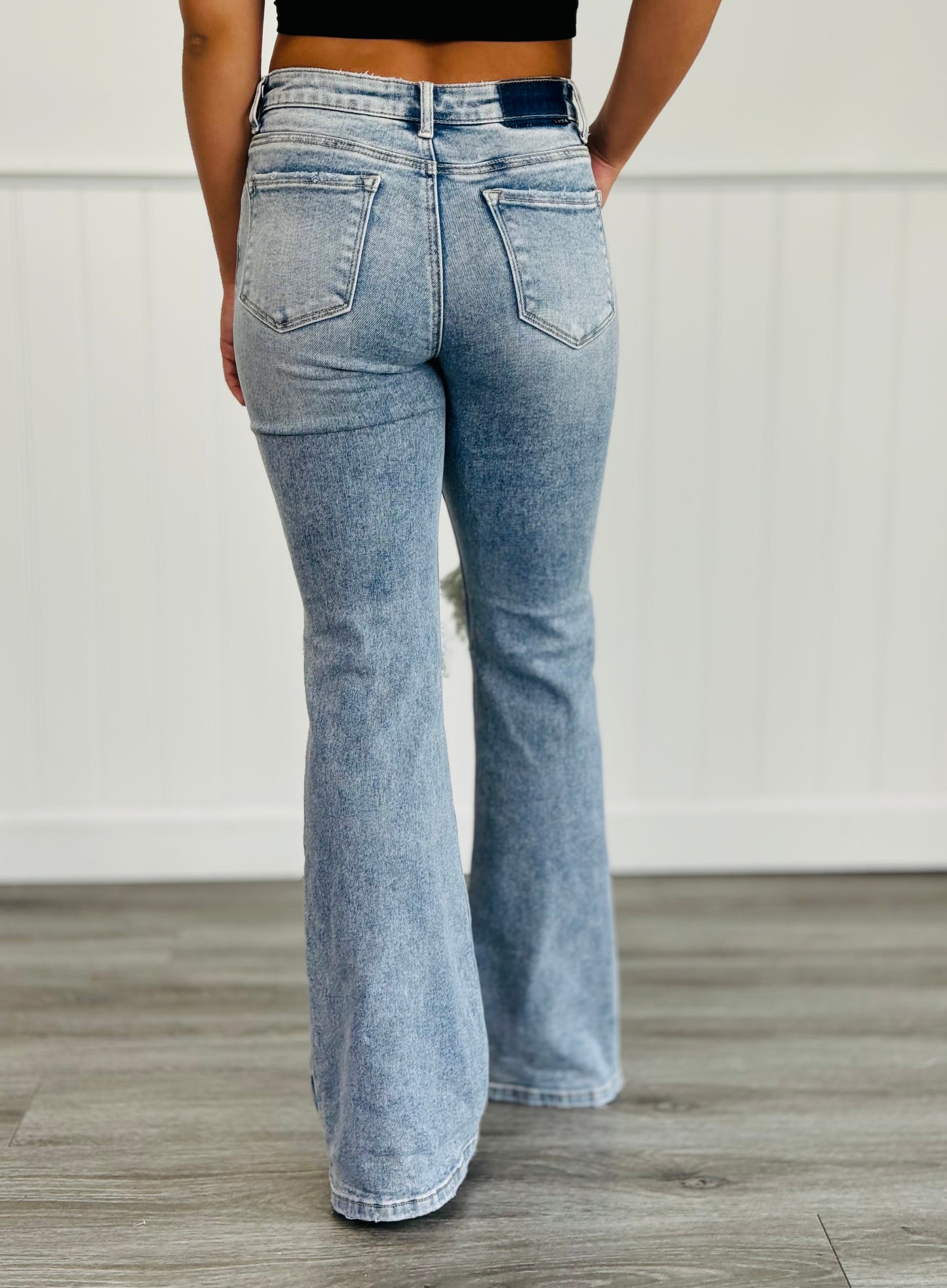 Risen Light Daringly Distressed Jeans (Reg & Plus)