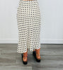 Cream Polka Dot Midi Skirt (Reg.)