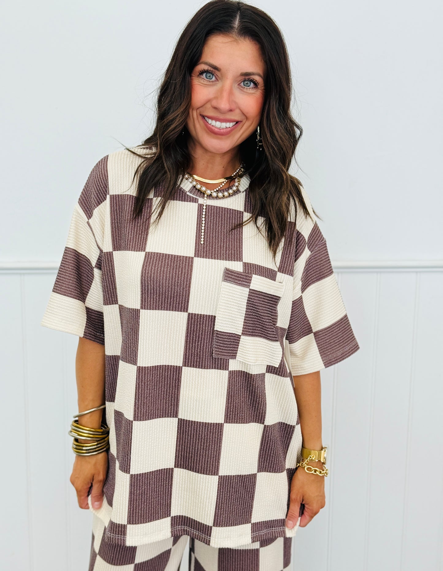 Big Checkerboard Top (Reg.)-8 Colors