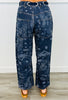 Midnight Bandana Paisley Print Barrel Pants (Reg.)
