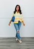 Soft Pastel Striped Cardigan (Reg)-2 Colors