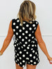 Polka Dot Sleeveless Top & Shorts Set (Reg.) - 4 Colors
