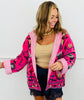 POL Hot Pink Velvet Embroidered Jacket (Reg.)
