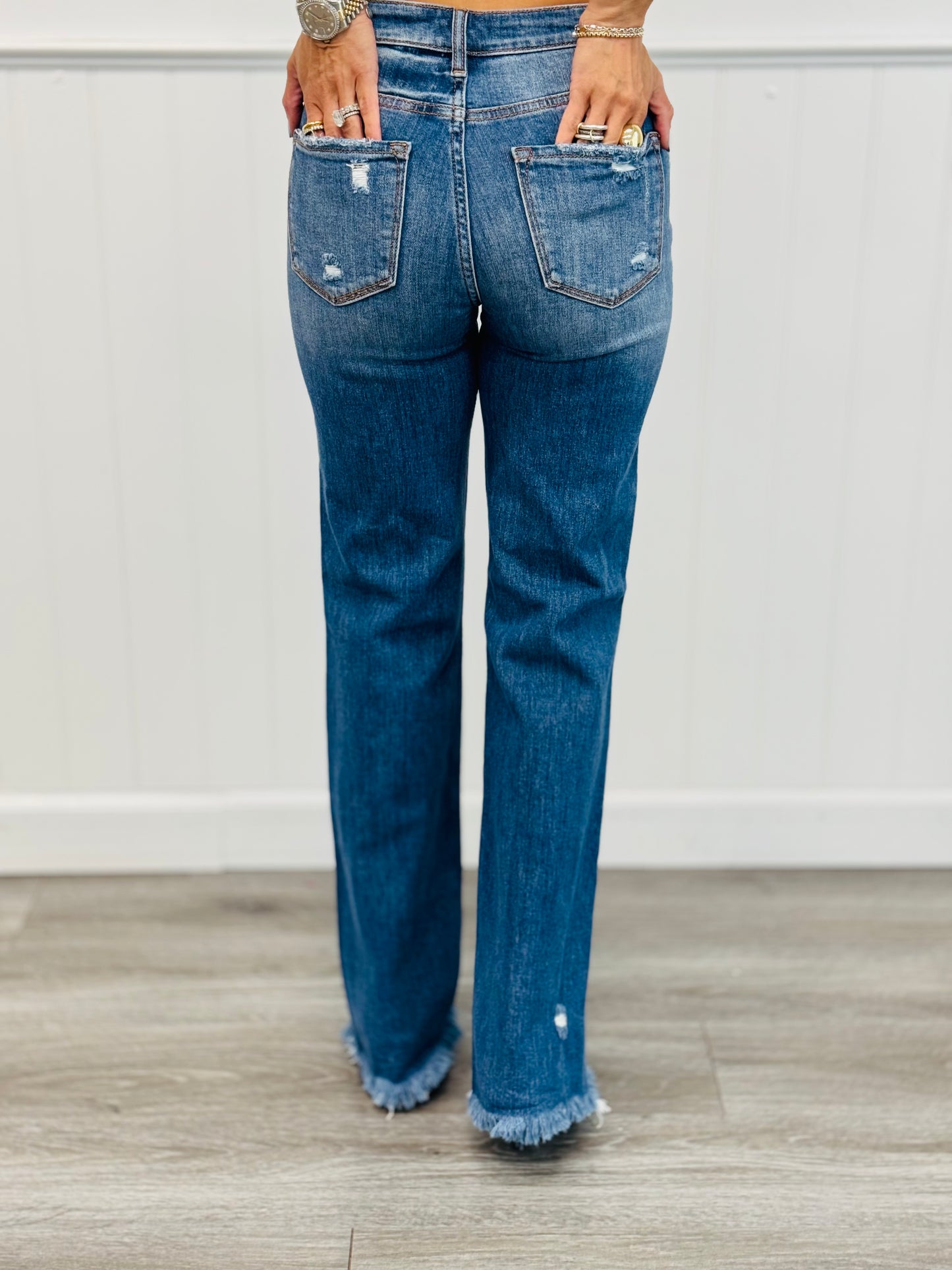 Risen Blue Legs For Days Straight Leg Jeans (Reg & Plus)