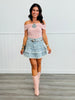 Strapless Ribbed Knit Fold Over Top (Reg.)-4 Colors