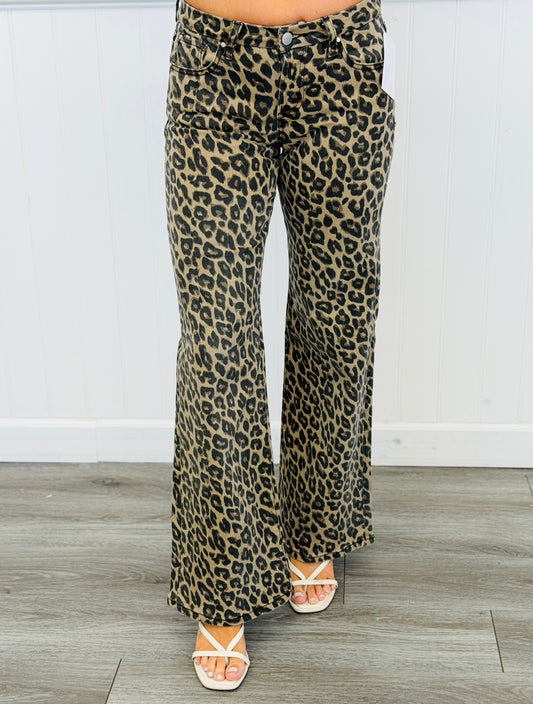 Risen Fit To Perfection Coffee Leopard Jeans (Reg.)