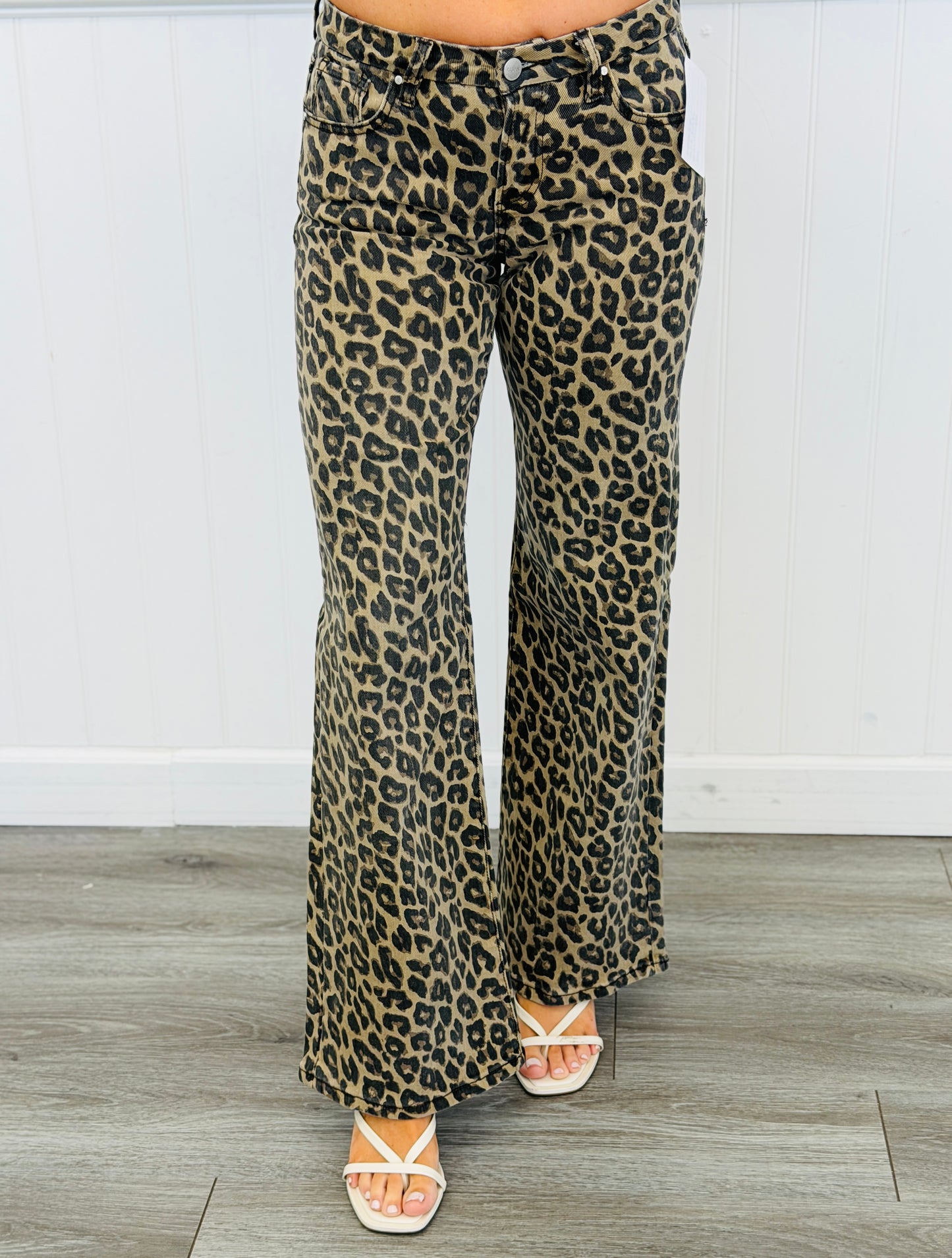 Risen Fit To Perfection Coffee Leopard Jeans (Reg.)