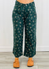 Floral Print Crop Balloon Pants (Reg & Plus)-2 Colors