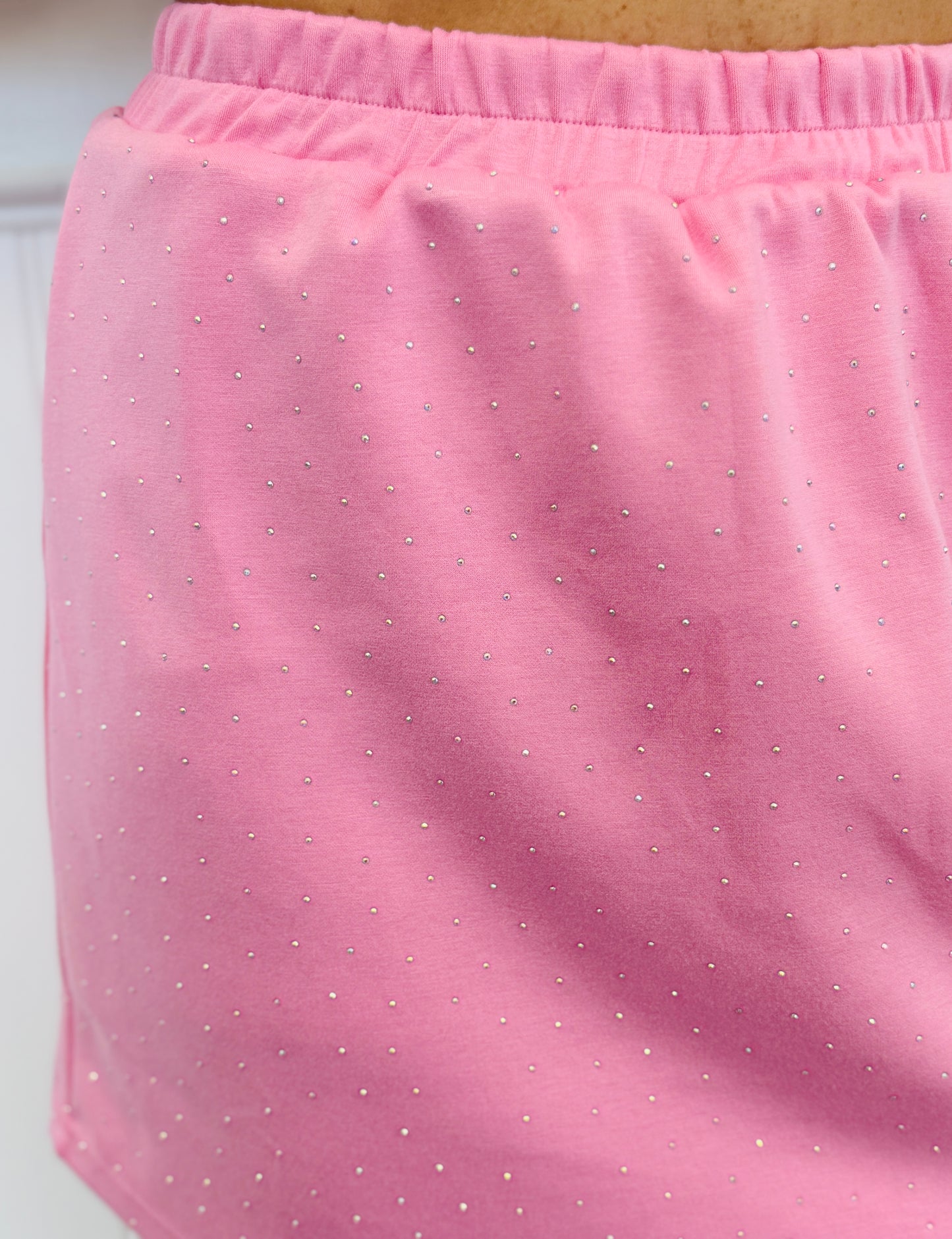 Rhinestone Mini Skort (Reg. and Plus) - 4 Colors