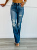 Judy Blue Dreaming Of You Frayed Bootcut Jeans (Reg. and Plus)