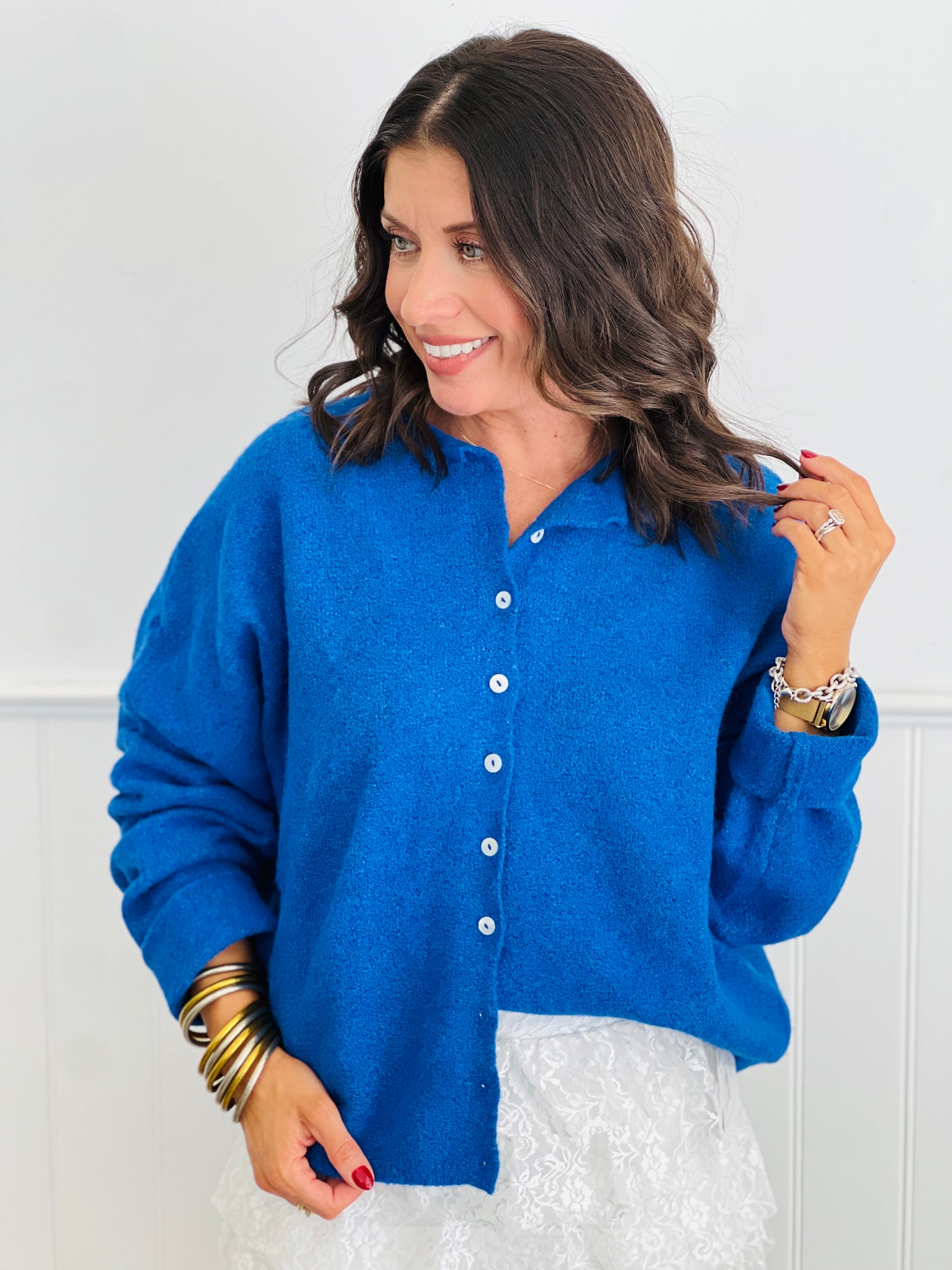 Blue Gigi Cardigan (Reg.)