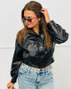 Black Faux Leather Bomber Jacket (Reg.)
