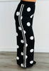 Black/White Polka Dot Top & Pants Set (Reg & Plus)