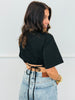 Black Back Tie Top (Reg.)