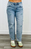 Risen Light Bows Abound Barrel Jeans (Reg & Plus)