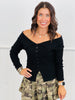 Essential Button Down LS Top (Reg.)-2 Colors