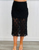 Lace Midi Skirt (Reg.) - 2 Colors