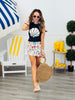 Coastal Seashell Sleeveless Knit Top (Reg.)-2 Colors